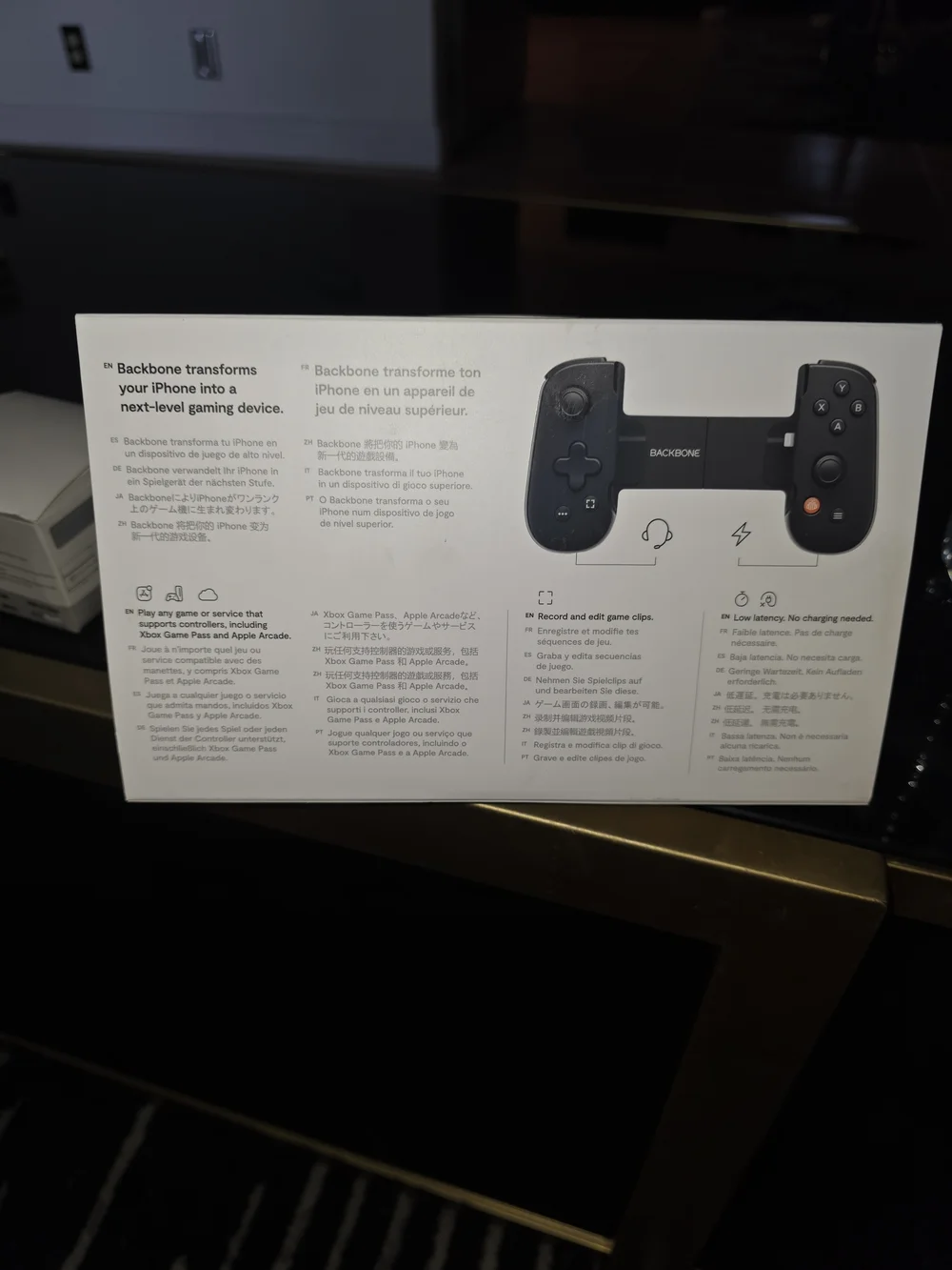 One Mobile Gaming Controller for iPhone - Black